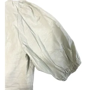 ANTHROPOLOGIE O.P.T Light green Puff sleeve blouse thumbnail 4