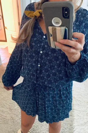Gap Beautiful  blue short jumpsuit thumbnail 1