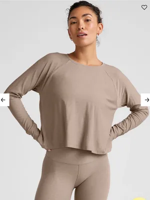 Beyond Yoga featherweight daydreamer pullover thumbnail 2