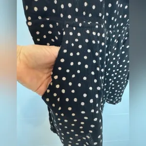 Forever 21 Black Polka Dot Romper |‎ Size Small thumbnail 3
