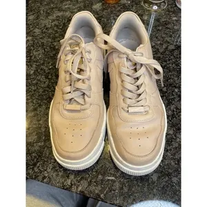 Nike Women's Size 10 Air Force 1 Pixel Particle Beige CK6649-200 Fast Ship thumbnail 2