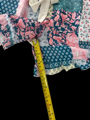 Simply Southern Patchwork Short Pajama Set - Pink, Teal & Cream thumbnail 11