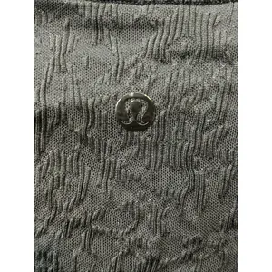 Lululemon Rest Less Pullover Black Textured Long Sleeve Crewneck Top Size XXXS thumbnail 8