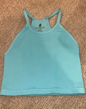 Free people movement tank top light blue thumbnail 1