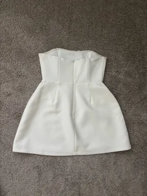 Odd Muse Strapless Dress White Size M thumbnail 9