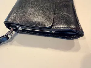 ALFANI | Leather clutch purse with strap thumbnail 5