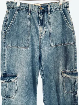 Hidden Jeans Cargo Pocket Dad Jeans Women’s Size 28 thumbnail 6