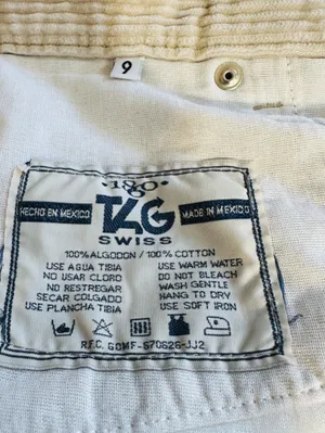 Women’s Beige Corduroy Wide-Leg Jeans thumbnail 4
