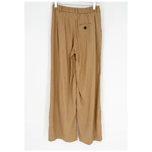 Anthropologie Maeve Pleat Front Trousers Women's Size XS Tan‎ Quiet Luxury thumbnail 3