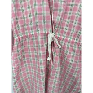 Victoria's Secret Women's Night Shirt Nightgown Drawstring‎ Waist Pink Size S thumbnail 3