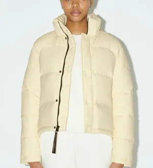 NWOT - Aritzia Super Puff Shorty in Light Yellow size small thumbnail 1