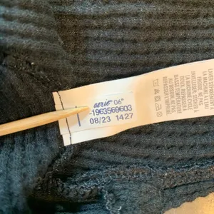 OFFLINE by Aerie‎ Waffle Knit Henley Top Long Sleeve Thumb Hole Small Cozy thumbnail 9