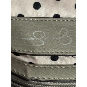Jessica Simpson Tan/Silver Crossbody Clutch‎ Chain/Strap Purse Tassel Logo thumbnail 4