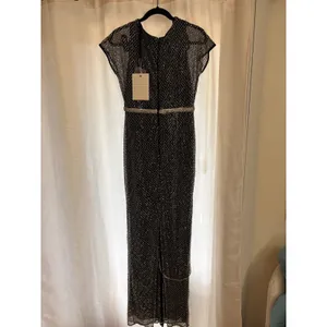 Mac Duggal NEW 93787 V-Neck Cap Sleeve Formal Dress Bead Size‎ 6 thumbnail 4