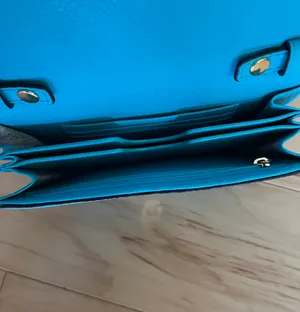 Michael Kors Small Blue Purse thumbnail 4