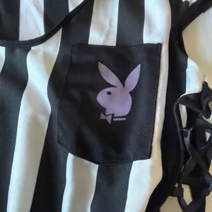 🖤💜 Playboy Referee Babe Mini Dress – Rare Purple Bunny, Lace-Up Sides 💜🖤 thumbnail 3