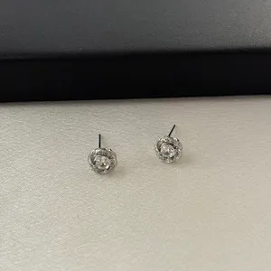 6mm CZ Stud Earrings for Men Women Streetwear Punk Hip Hop Unisex Style thumbnail 2