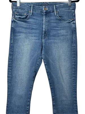 Mother High Waisted Looker Ankle Jeans Size 31 thumbnail 4