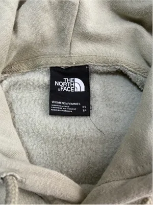 Women's The North Face Hoodie Sweatshirt Size XS Sage White Logo thumbnail 6