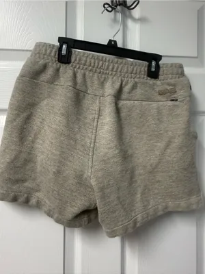 American Eagle Taupe Cozy Fleece Sweatshorts thumbnail 2