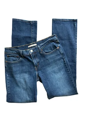 Levi's Dark Indigo 414 Relaxed Straight Jeans thumbnail 8