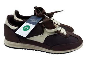 Universal Thread Women's 10 Brown Skyler Sneakers Ribbon Laces Memory‎ Foam thumbnail 1
