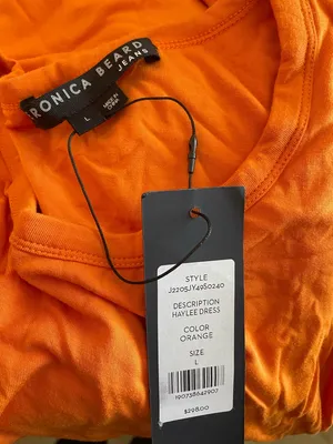 Veronica Beard Haylee Midi Dress in Orange Size Large thumbnail 5