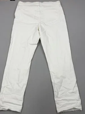 NWT J.Crew Slim Boyfriend Jeans Womens 32 Tall White All Day Stretch BF535 thumbnail 3