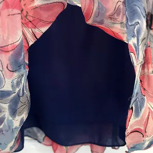 Vintage Y2K Silk Babydoll Top 90s Fairy Coquette Romantic Size Large thumbnail 6