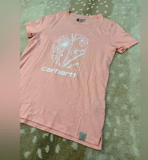 Carhartt pink white floral graphic T-shirt women’s size small thumbnail 4