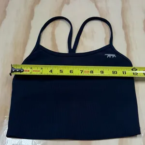 Running Bare Racerback‎ Sports Bra Navy 2/4 thumbnail 6