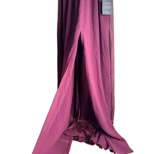 Lulus‎ Heavenly Hues Burgundy Maxi Dress Flutter Sleeve XS NWT thumbnail 2