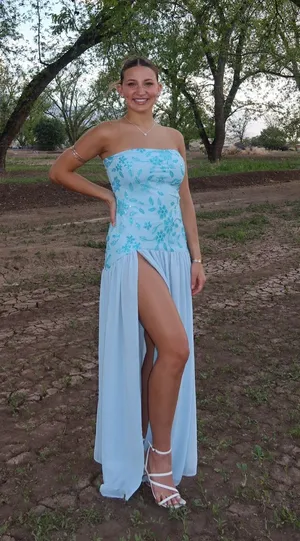 Long Blue Peppermayo Dress  thumbnail 2