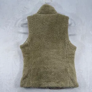 Patagonia Fleece Vest Full Zip‎ Sleeveless Outdoor Hiking Tan Small S thumbnail 8