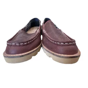 Sperry A/O Lug Loafer Women's 9.5 Brick Leather Galway Cord Boat Shoes thumbnail 3