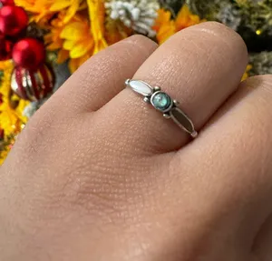 .925 sterling silver moon phase ring ✨ thumbnail 1
