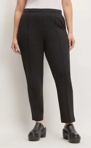 Everlane The Dream Pant Pintuck Pull On Pockets Drawstring Tapered Black Size M thumbnail 1