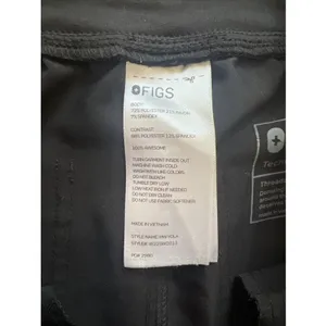 FIGS YOLA‎ Scrub Pants Women's XS Black Straight Leg Technical Collection thumbnail 11