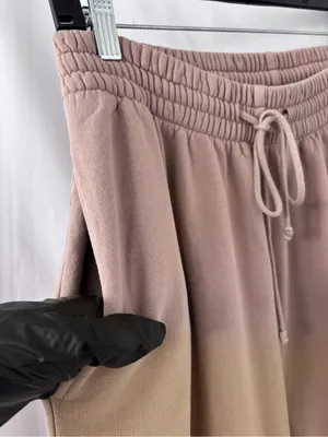 THE BAR Sweatpants Women’s Size M Brown Joggers 100% Cotton Made in USA thumbnail 9