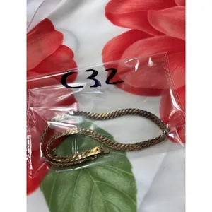 Park Lane Vintage Gold Tone Flat Herringbone Chain‎ Necklace 16 Inch thumbnail 5