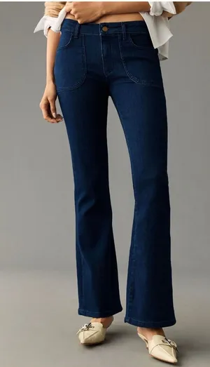 Anthropologie Pilcro The Icon Low-Rise Flare Jeans Sz 29 nwot thumbnail 1