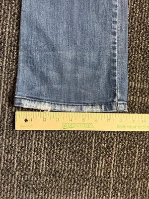 Levis 524 Too Superlow Jeans Juniors size 9 Boot Stretch Faded Blue Low Rise thumbnail 2