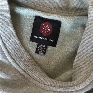 Mountain and Isles Sweatshirt Green Size M thumbnail 6