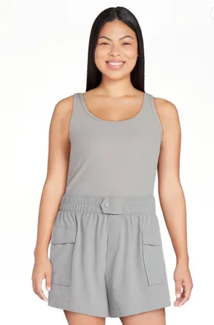 Mixed media active romper  thumbnail 1