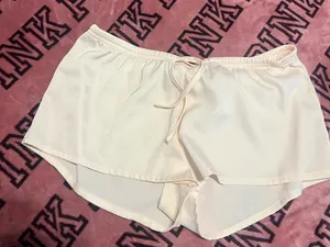 Brandy Melville Cream Pajama Shorts thumbnail 1