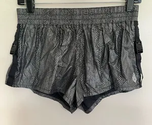 FP Movement The Way Home Shorts Silver Snakeskin Animal‎ Print Buckle XS thumbnail 1