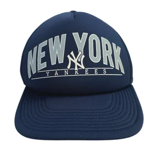 47 Brand MLB New York Yankees Blue Mesh Trucker Snapback Baseball Cap Hat OS thumbnail 3