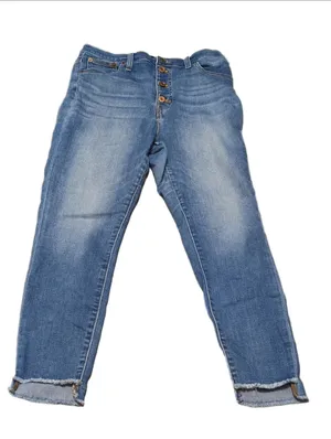 J. Crew Mercantile 10" highest-rise jean with button fly Size 29 thumbnail 3