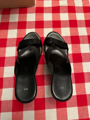 black wedge/heels Size 7 thumbnail 7