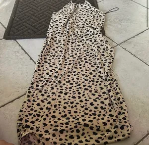 WAYF New Cheetah Print Halter Maxi Dress thumbnail 2